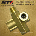 Peça de forjamento de bronze com usinagem CNC (STK-BF-0417)